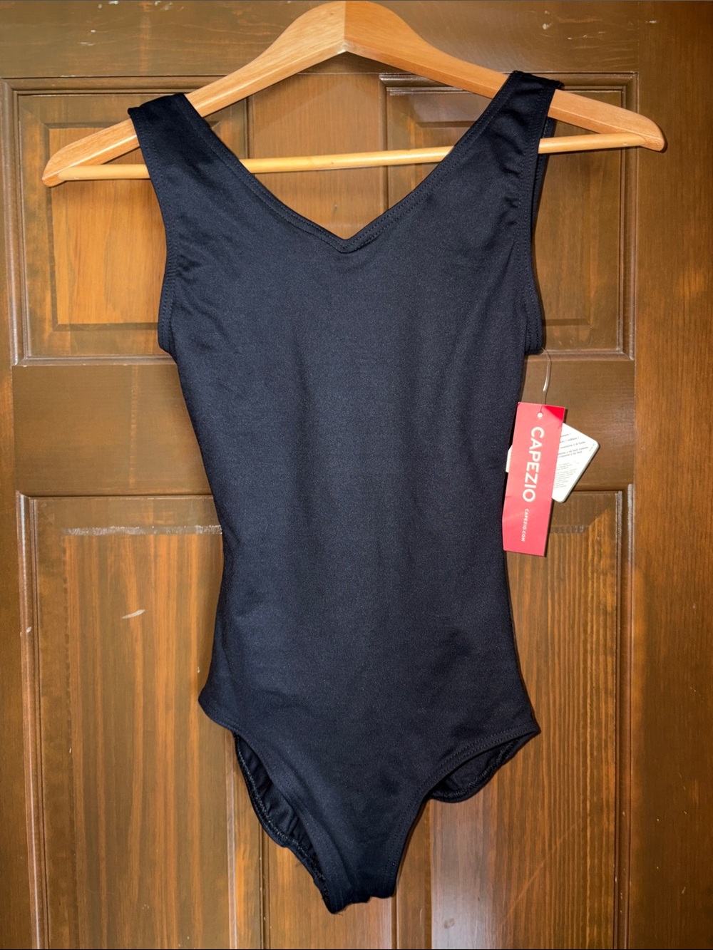 Capezio Black Tank Leotard NWT